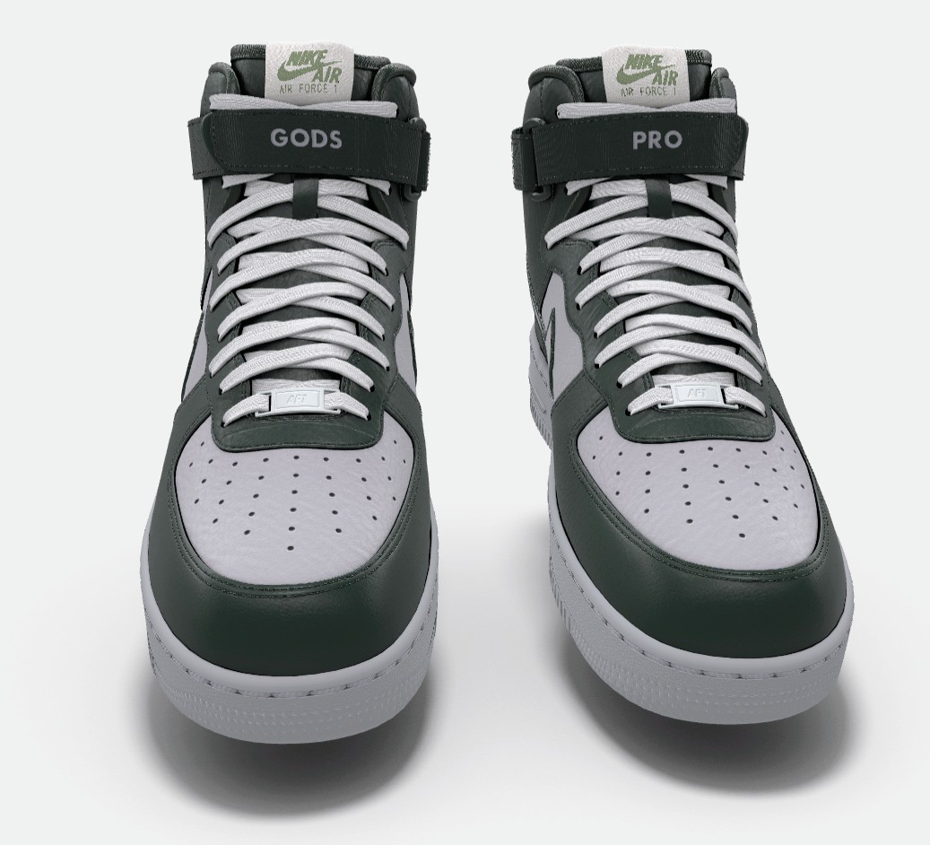 Gods Pro (Nike Air Force 1 High) view 2